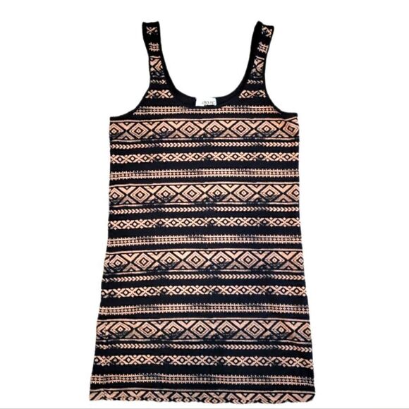 EC ABOUND AZTEC PRINT SLEEVELESS BODYCON MINI DRESS SZ.XL - Picture 1 of 4